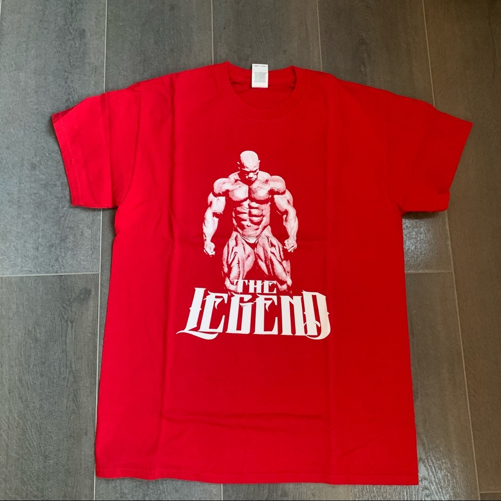 Men’ss Printed T-Shirt with Legend Flex Wheeler, Red